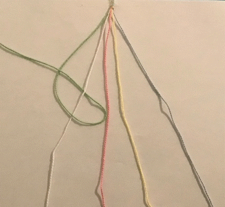 diagonal-style friendship bracelet