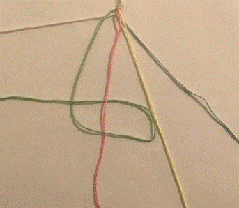 diagonal-style friendship bracelet