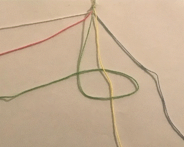 diagonal-style friendship bracelet