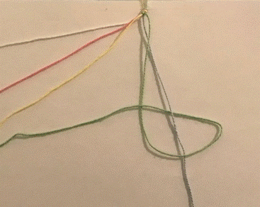 diagonal-style friendship bracelet
