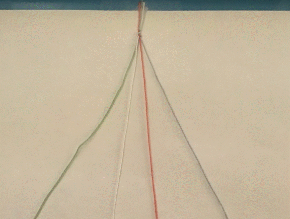 knotted-style friendship bracelet