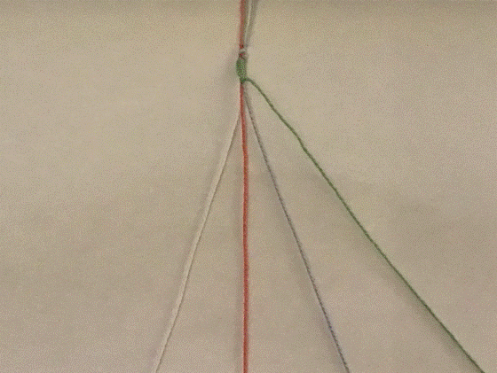 knotted-style friendship bracelet