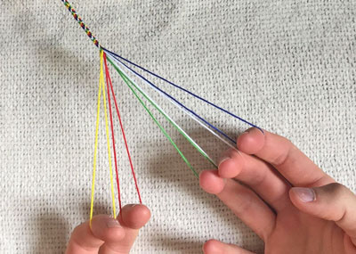 rope-style friendship bracelet