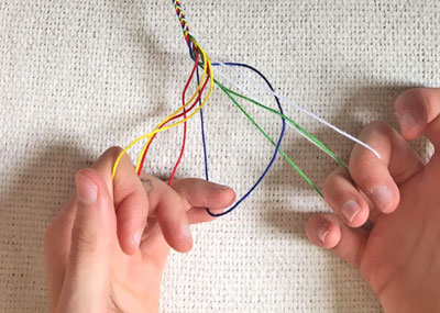 rope-style friendship bracelet