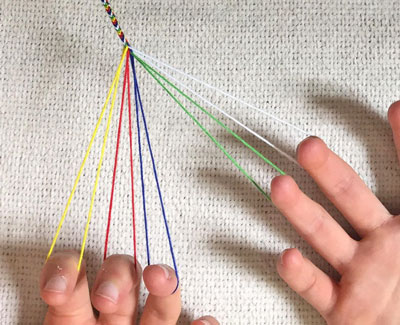 rope-style friendship bracelet