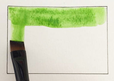 Water Color Technique: Dry Base