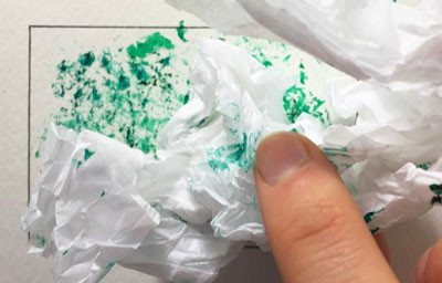 Water Color Technique: Tissue