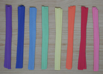 paper strip music notes craft