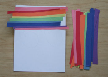 paper strip music note craft