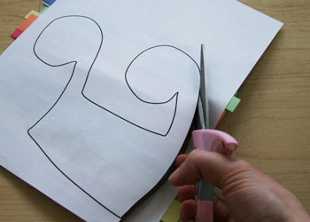 paper strip music note craft