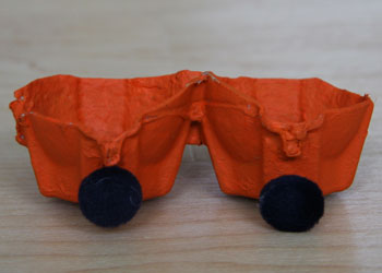 egg carton train