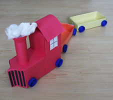 milk carton train