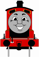 Red Tank Engine Paper Craft