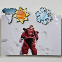 Weather Shapes Clothespins craft