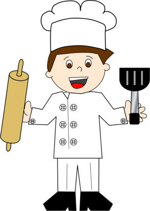 Chef paper craft