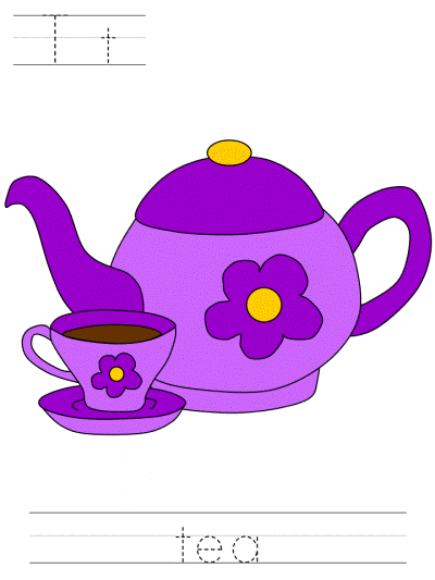 learn to print worksheets - Tt tea