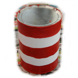 Paint Red Stripes on the Can
