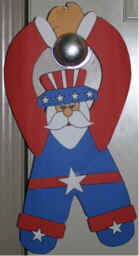 uncle sam doorknob craft