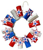 Fourth of July Wreath