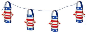 string paper lanterns