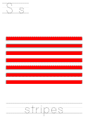 flag day learn to print tracer pages