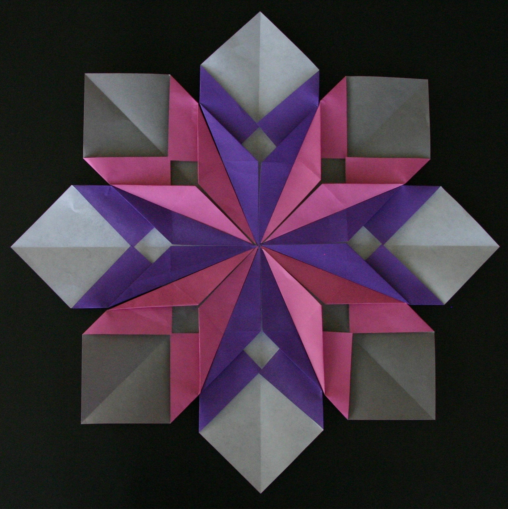 origami petal flowers