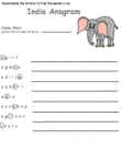 india worksheets