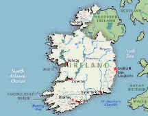Ireland map