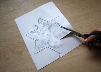 scissor skills star of david craft
