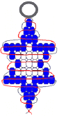 star of david pony bead craft