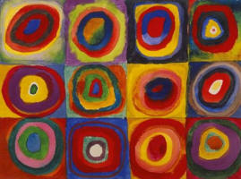 Wassily Kandinsky - Color Study: Squares with Concentric Circles