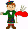 bagpiper paper craft