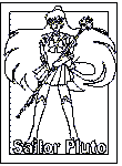 Sailor Pluto Coloring Pages (Posters)