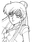 sailor moon coloring page