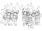sailor scouts coloring page