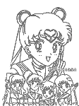 sailor moon coloring page