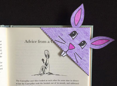 easter chick corner bookmark