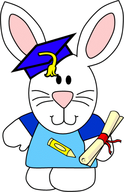 bunny graduation craft