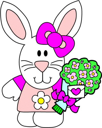 bunny paper craft