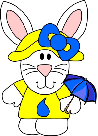 umbrella bunny