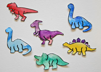 clothespin dinosaurs craft