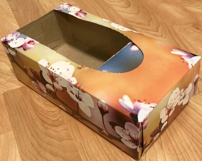 cut your kleenex box