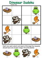 Dinosaur sudoku