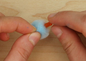 triceratops popsicle stick bookmark