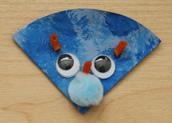 triceratops popsicle stick bookmark