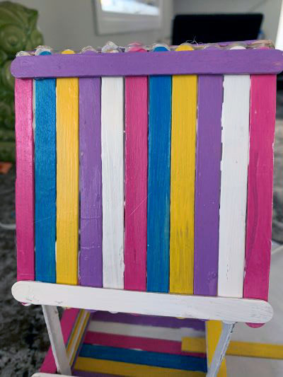 Popsicle Stick Bird Feeder Craft
