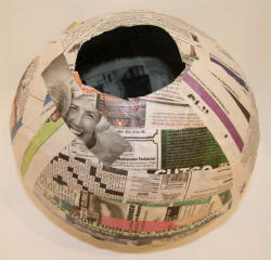 Penguin Paper Mache Craft