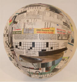 Bumblebee Paper Mache Craft