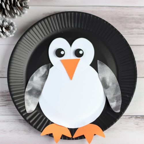 Paper Plate Penguin Craft