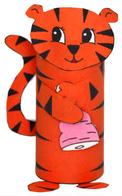 Tiger Cut Out Template from www.dltk-kids.com